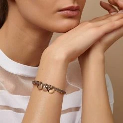 Jonc Ruban Et Galon à Composer Plaqué Or (gravure Manuelle) -Atelier de Famille Soldes bracelet 01d 1200 2213