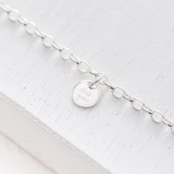 Bracelet Chaîne Petits Maillons à Composer Argent Massif (gravure Manuelle) -Atelier de Famille Soldes bracelet chaine breloque maillon decor 1200 2982