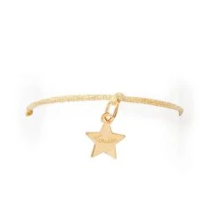 Bracelet Duo Mère-enfant -Atelier de Famille Soldes bracelet enfant cordon dore etoile packshot 6582