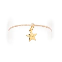 Bracelet Duo Mère-enfant -Atelier de Famille Soldes bracelet enfant cordon rose etoile packshot 6582