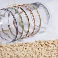 Bracelet Tissé Pailleté -Atelier de Famille Soldes bracelet tisse