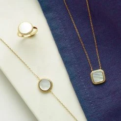 Bague Nacre Ronde Perlée -Atelier de Famille Soldes capture 13