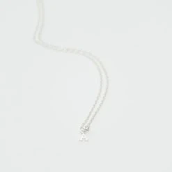 Collier Lettre Prénom Argent Massif