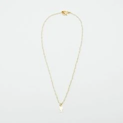 Collier Gris-Gris Sur Chaîne De Pierres -Atelier de Famille Soldes col poisson pierre blanche