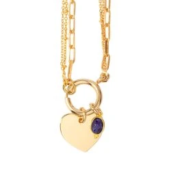 Collier Artémis, Pierre Baroque Et Breloque En Option -Atelier de Famille Soldes col femme artemis packshot