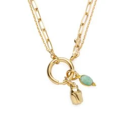 Collier Héra, Gris-gris Et Pierre Baroque En Option