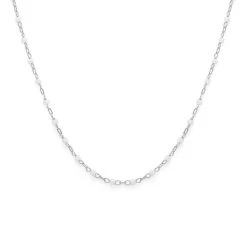 Collier Mahos Argent Massif 2 Collier Mahos Argent Massif -Atelier de Famille Soldes col mahos blanc ag
