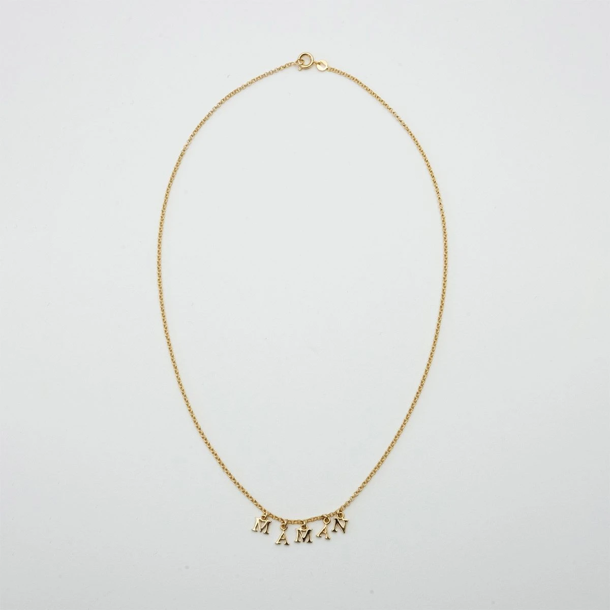 Collier Lettres Prénom Plaqué Or Collier Lettres Prénom Plaqué Or -Atelier de Famille Soldes collier lettres pr nom maman