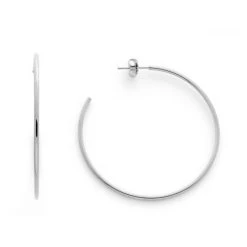 Créoles Lisses Argent Massif ( 1,3, 2,8 Ou 3,8cm ) -Atelier de Famille Soldes cr oles lisses 48 arg 1200 34c2 1