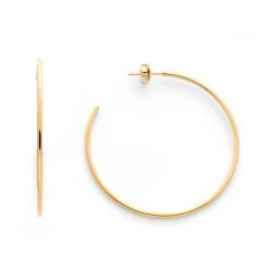 Créoles Lisses Plaqué Or ( 1,3, 2,8 Ou 3,8cm ) -Atelier de Famille Soldes creole 48mm po 1200 2989 cccd