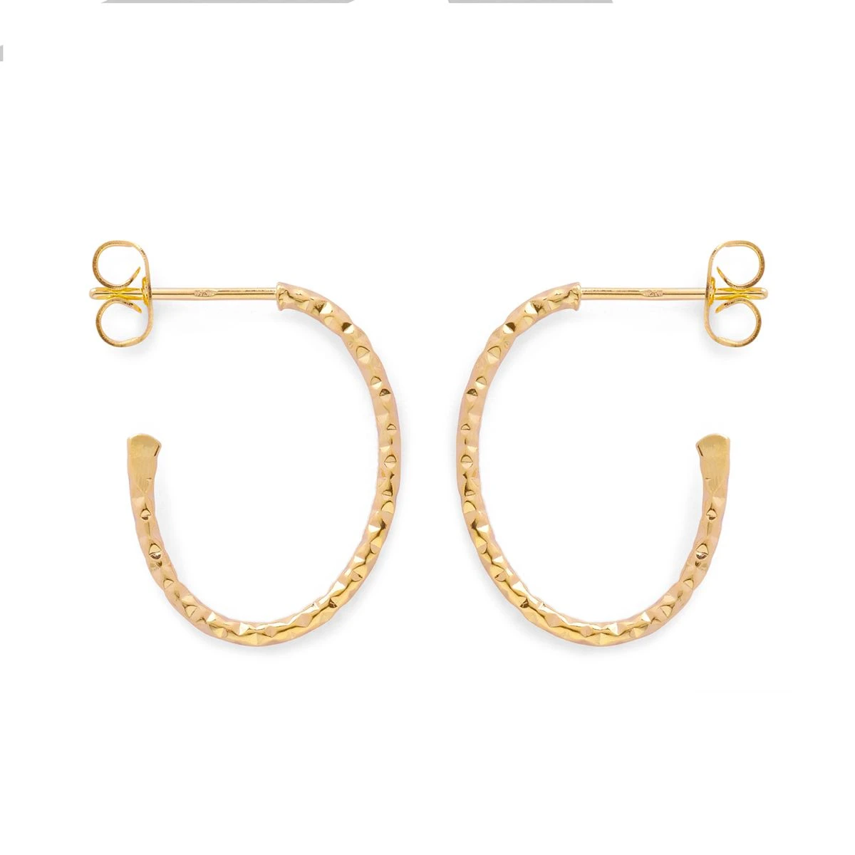 Créoles C effet diamanté ( 3 tailles) Créoles C Effet Diamanté ( 3 Tailles) -Atelier de Famille Soldes creole c diam moyenne 1200 1