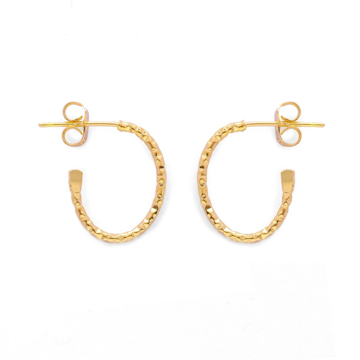 Créoles C effet diamanté ( 3 tailles) Créoles C Effet Diamanté ( 3 Tailles) -Atelier de Famille Soldes creole c diam petite 5022