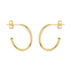 Créoles C Lisses ( 3 Tailles) 2 Créoles C Lisses ( 3 Tailles) -Atelier de Famille Soldes creole c moyenne 58ac