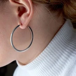 Créoles Plates -Atelier de Famille Soldes creole plate ag 3238 1