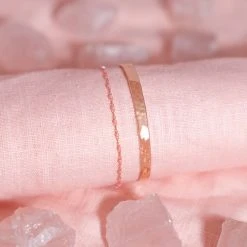 Bracelet Mahos Plaqué Or Collection LANZAROTE -Atelier de Famille Soldes duo papagayo jonc martel