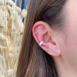 Boucles D'oreilles Ear Cuff Olympe Argent Massif