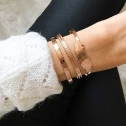 Jonc Double Perles -Atelier de Famille Soldes ecaille double perles plume por 1200 amb