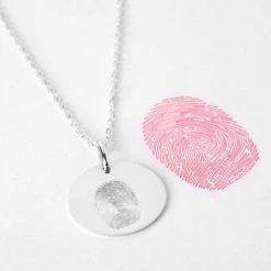 Collier 1 Breloque Sur Chaîne Argent Massif (reproduction De Votre Dessin)