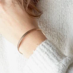 Jonc Double Perles -Atelier de Famille Soldes jonc ruban double perle po 2423