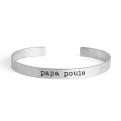 Jonc Homme ARG Frappées Papa Poule