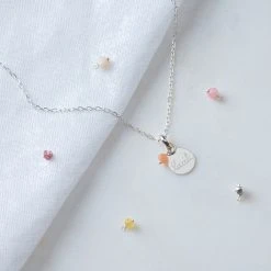 Collier 1 Mini Breloque Et Pierres Semi-précieuses Argent 2 Collier 1 Mini Breloque Et Pierres Semi-précieuses Argent -Atelier de Famille Soldes mini breloque pierre 2347 2