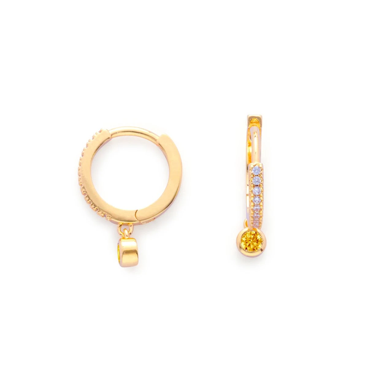 Mini créoles Diana Mini Créoles Diana -Atelier de Famille Soldes mini creoles diana jaune 1200 b8d9