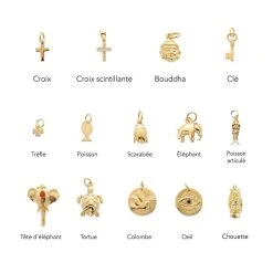 Collier Gris-Gris Sur Chaîne De Pierres -Atelier de Famille Soldes nuancier gris gris 1 1