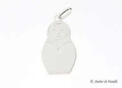 Bracelet Chaîne Petits Maillons Poupées Russes® à Composer Argent Massif -Atelier de Famille Soldes papa pr