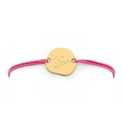 Atelier de Famille Soldes 24 Bracelet Mini Jeton Irrégulier Et Colombe (gravure Joaillier)