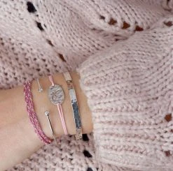 Jonc Et Brillants -Atelier de Famille Soldes porte rose1