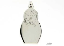 Bracelet Chaîne Petits Maillons Poupées Russes® à Composer Argent Massif -Atelier de Famille Soldes poupee russe maman top