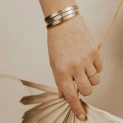 Jonc Martelé -Atelier de Famille Soldes trio joncs ruban mart 1